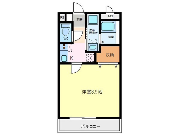 アンプルールリーブルＳｅｎⅠの物件間取画像